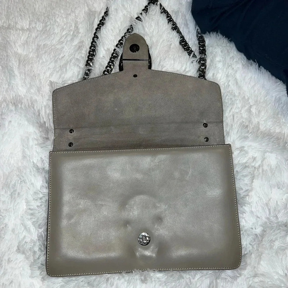 Made in Italy Borse in Pelle Genuine Leather Suede Metal Crossbody Should Clutch - Picture 3 of 7